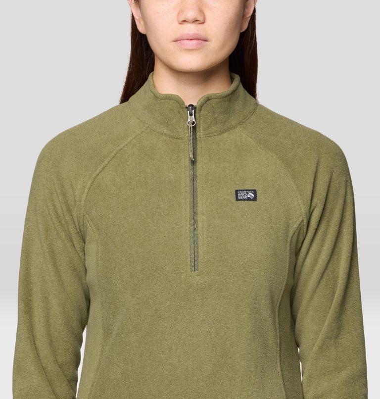 Women's Microchill 1/4 Zip Pullover, Color: Landslide Heather, image 4