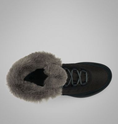 Women's Slopeside Peak II Luxe Waterproof Snow Boot, Color: Black, Graphite, image 4