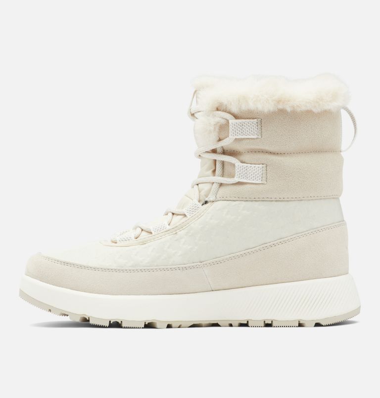 Women's Slopeside Peak II Luxe Waterproof Snow Boot, Color: Dark Stone, Sea Salt, image 6