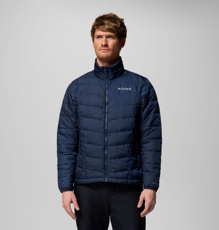 Men's Whirlibird V Printed Interchange Jacket, Color: Mountain Blue Cascades Print, image 6