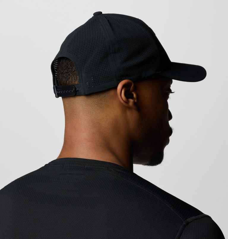 Mountaincap 3D Stretch Snap Back Ball Cap, Color: Black, Ti Titanium, image 4