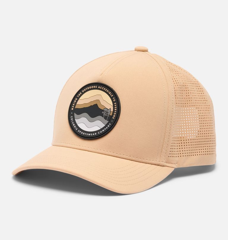 Gorra unisex Mountaincap de tejido elástico 3D, Color: Canoe, Circular Linescape, image 1