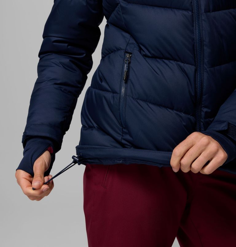 Women's Abbott Peak II Insulated Jacket, Color: Collegiate Navy, Rich Wine, Eraser Pink, image 10