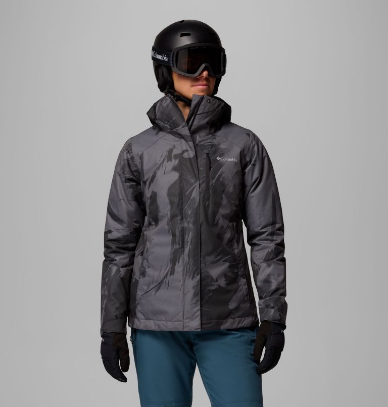 Women's Whirlibird V Printed Interchange Jacket, Color: Shark Snowflight, image 1
