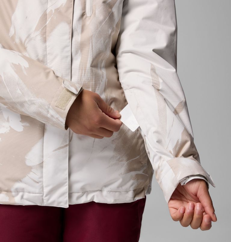 Women's Whirlibird V Printed Interchange Jacket, Color: Dark Stone Snowflight, image 13