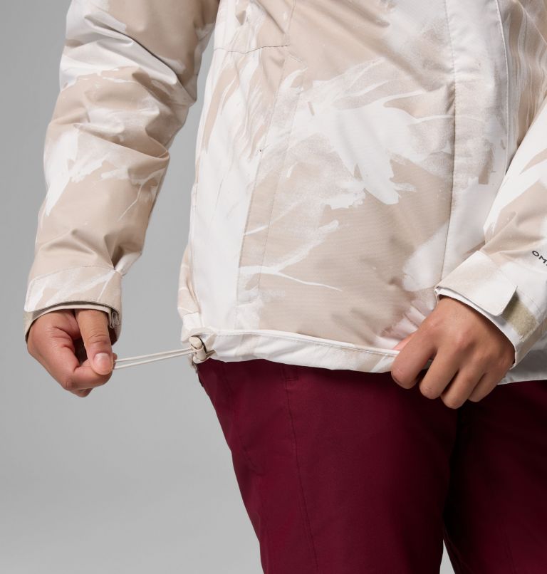 Women's Whirlibird V Printed Interchange Jacket, Color: Dark Stone Snowflight, image 14