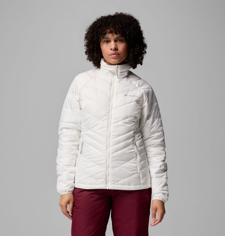 Women's Whirlibird V Printed Interchange Jacket, Color: Dark Stone Snowflight, image 6