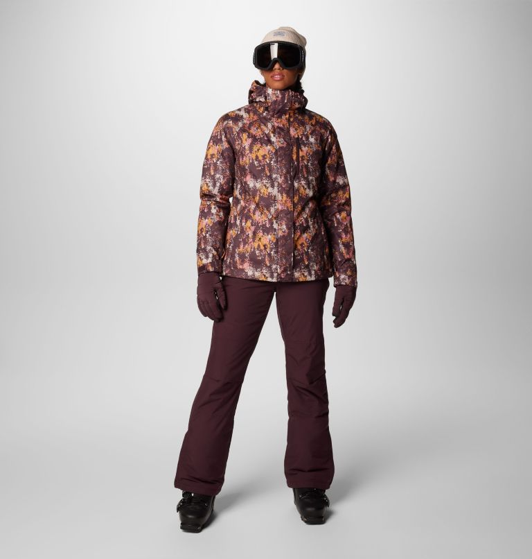 Women's Whirlibird V Printed Interchange Jacket, Color: Moonvista Timberwild Print, image 3