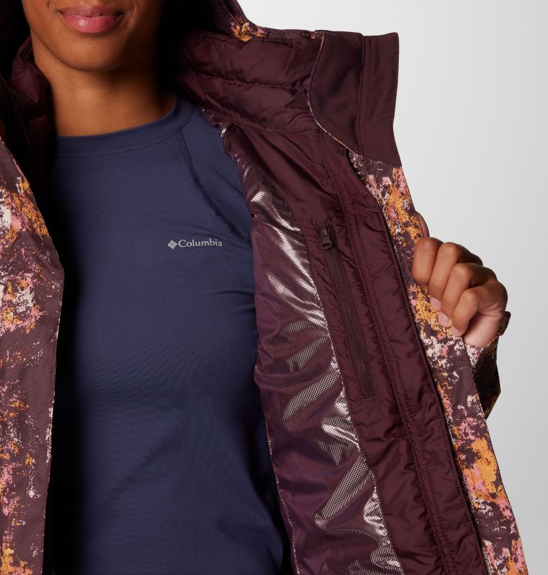 Women's Whirlibird V Printed Interchange Jacket, Color: Moonvista Timberwild Print, image 6