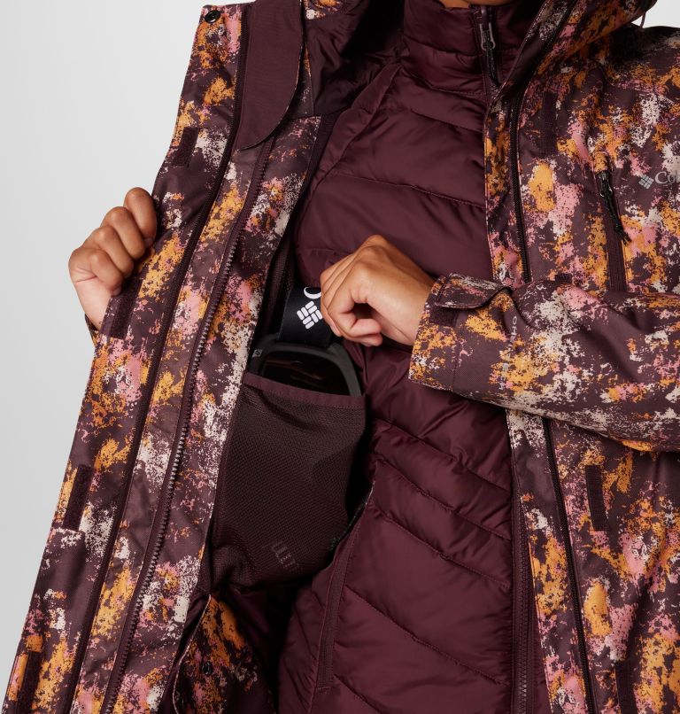 Women's Whirlibird V Printed Interchange Jacket, Color: Moonvista Timberwild Print, image 7