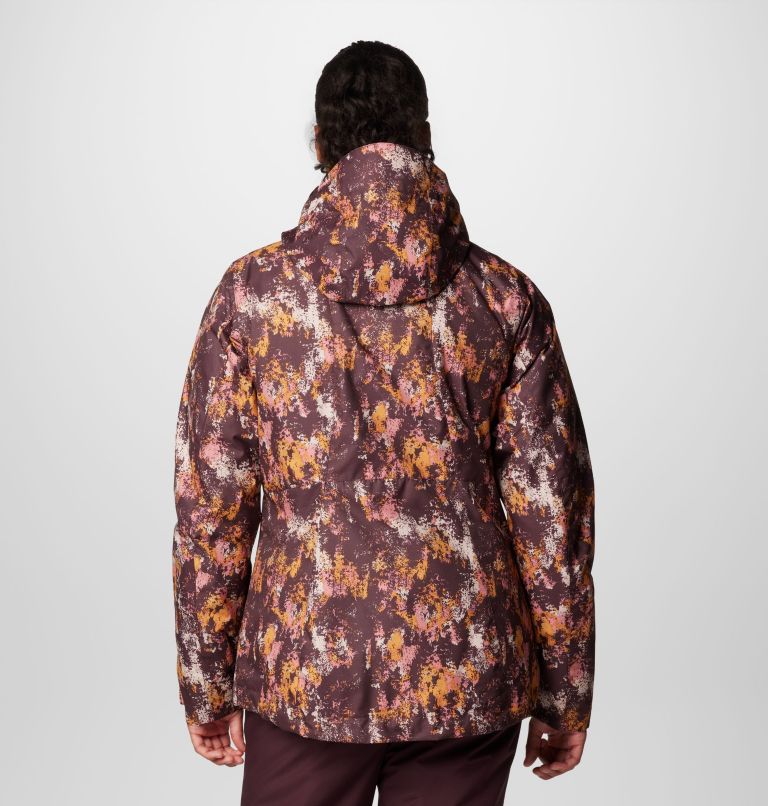 Women's Whirlibird V Printed Interchange Jacket, Color: Moonvista Timberwild Print, image 2