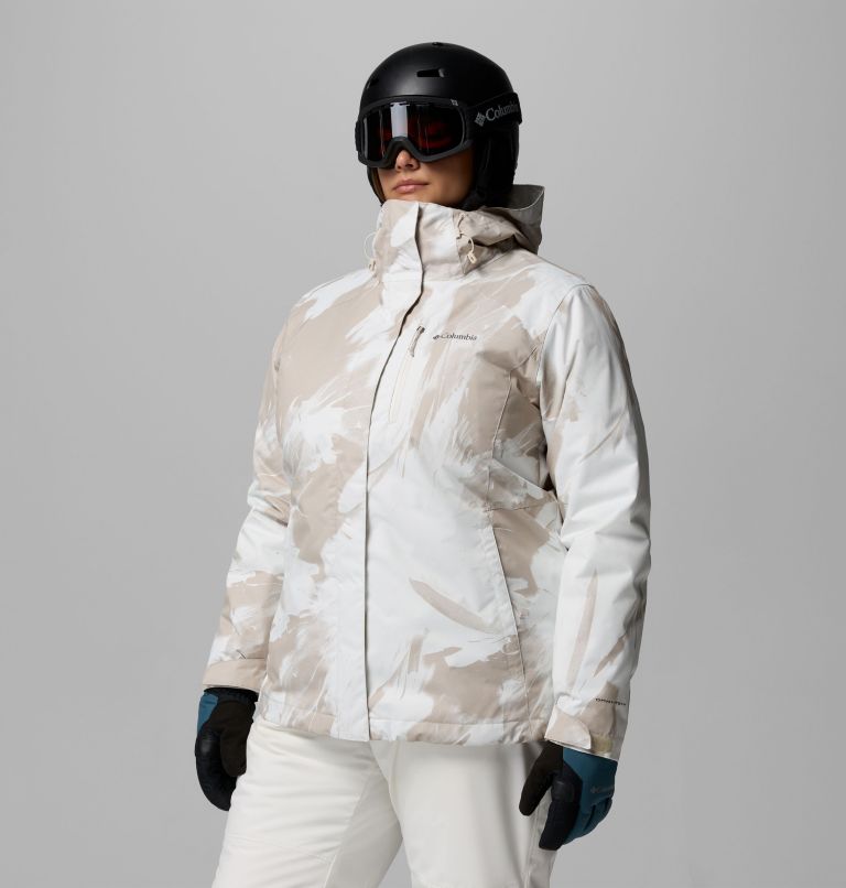 Women's Whirlibird V Printed Interchange Jacket - Plus Size, Color: Dark Stone Snowflight, image 4