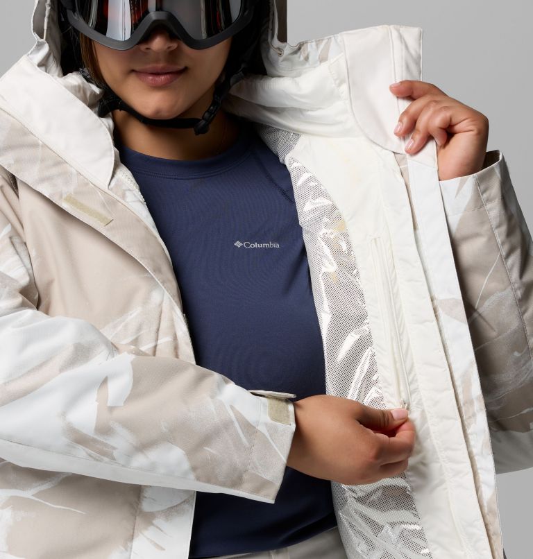 Women's Whirlibird V Printed Interchange Jacket - Plus Size, Color: Dark Stone Snowflight, image 7