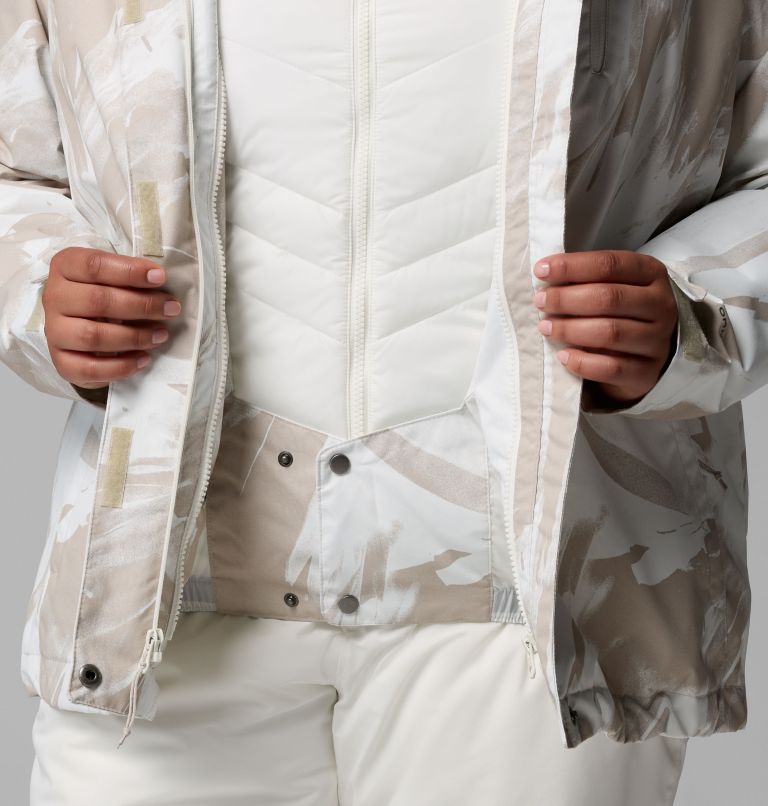 Women's Whirlibird V Printed Interchange Jacket - Plus Size, Color: Dark Stone Snowflight, image 9
