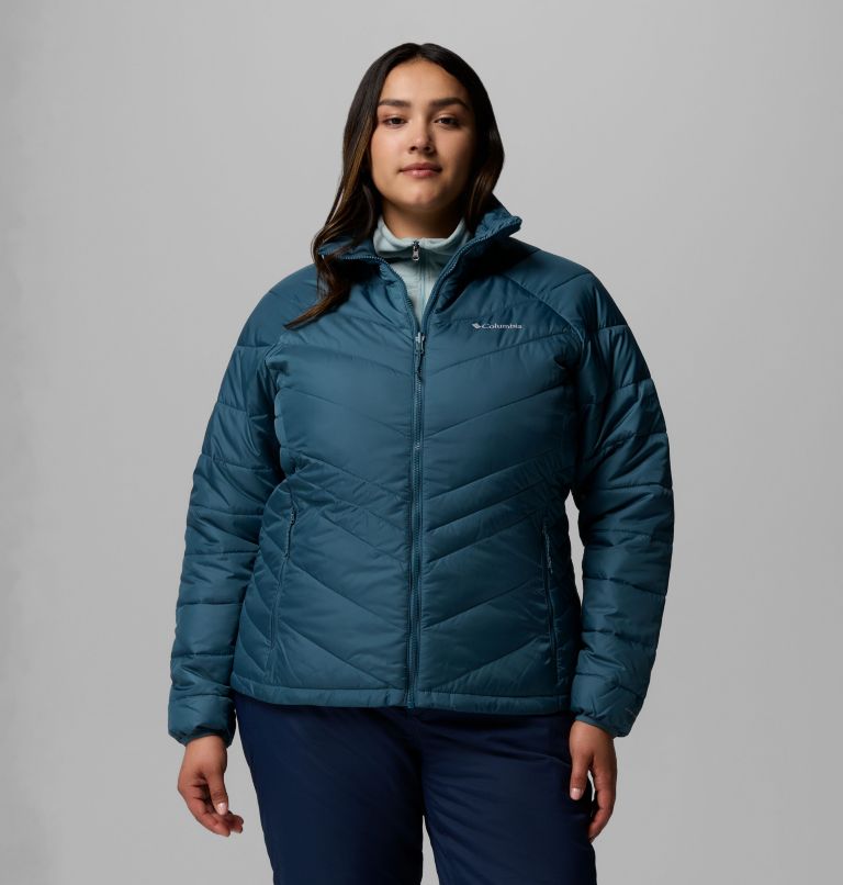 Women's Whirlibird V Printed Interchange Jacket - Plus Size, Color: Everblue Snowflight, image 13