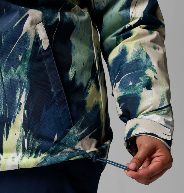 Women's Whirlibird V Printed Interchange Jacket - Plus Size, Color: Everblue Snowflight, image 7