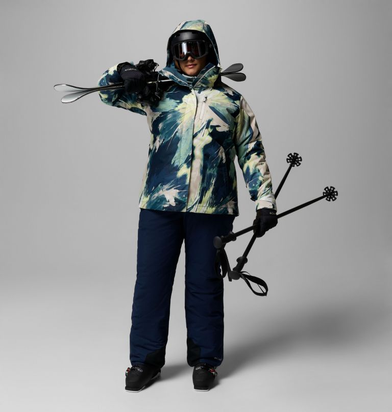 Women's Whirlibird V Printed Interchange Jacket - Plus Size, Color: Everblue Snowflight, image 2