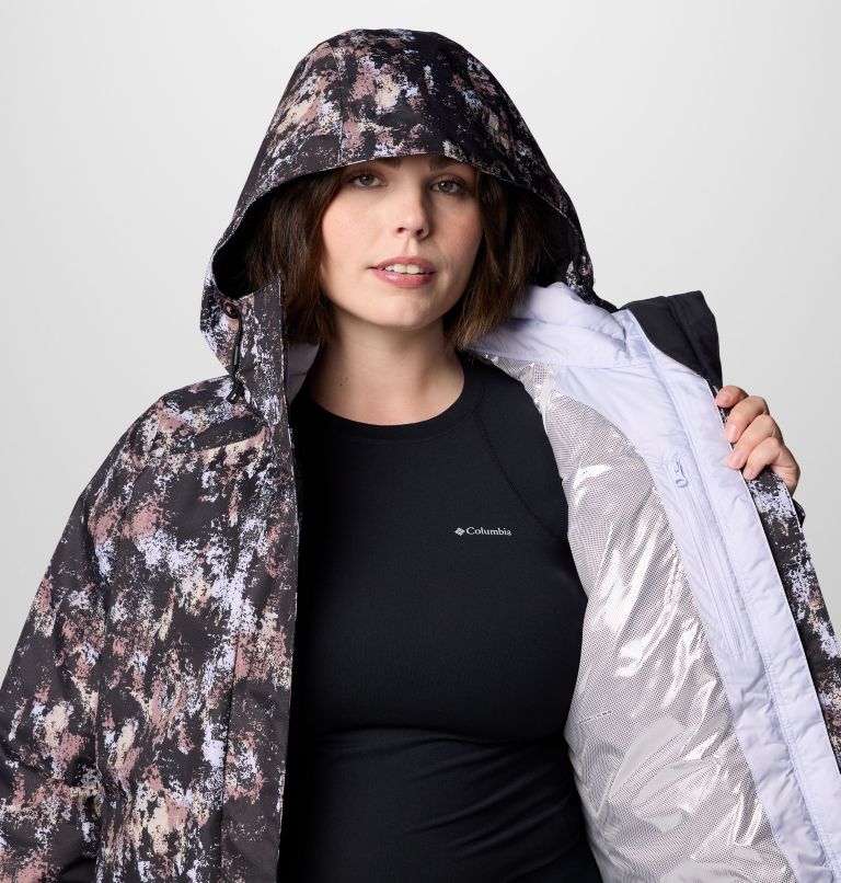 Women's Whirlibird V Printed Interchange Jacket - Plus Size, Color: Snowdrift Timberwild Print, image 8