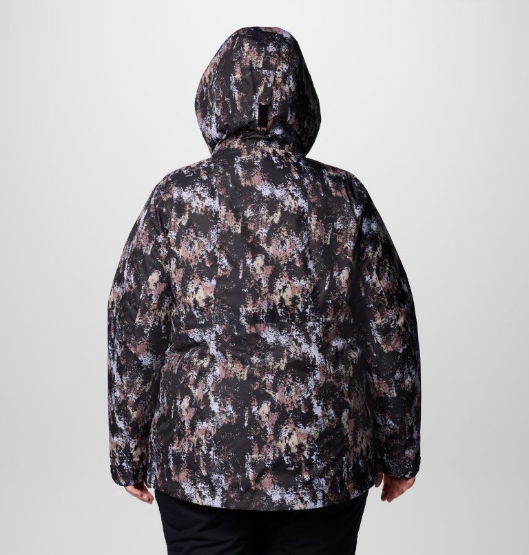 Women's Whirlibird V Printed Interchange Jacket - Plus Size, Color: Snowdrift Timberwild Print, image 2