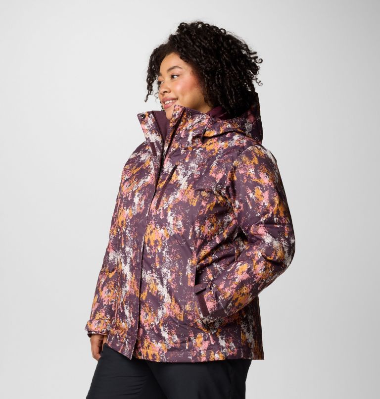 Women's Whirlibird V Printed Interchange Jacket - Plus Size, Color: Moonvista Timberwild Print, image 4