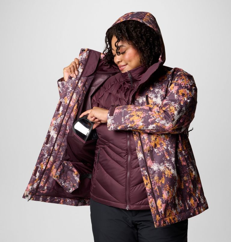 Women's Whirlibird V Printed Interchange Jacket - Plus Size, Color: Moonvista Timberwild Print, image 7