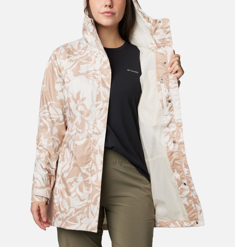 Manteau imprimé Splash A Little III pour femmes, Color: Canoe Leafall Print, image 5