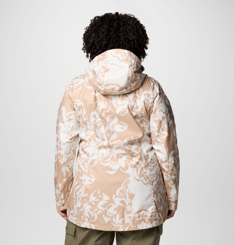 Women's Splash A Little III Printed Jacket - Plus Size, Color: Canoe Leafall Print, image 2