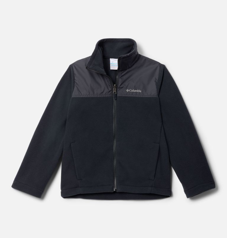 Boys' Bugaboo III Printed Fleece Interchange Jacket, Color: Shark Barkblur, Black, image 3