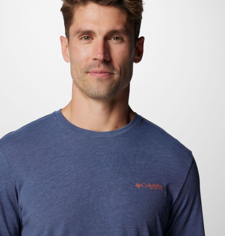 Men's PFG Tarpon Rise Technical T-Shirt, Color: Nocturnal Heather, Tarpon Rise, image 5