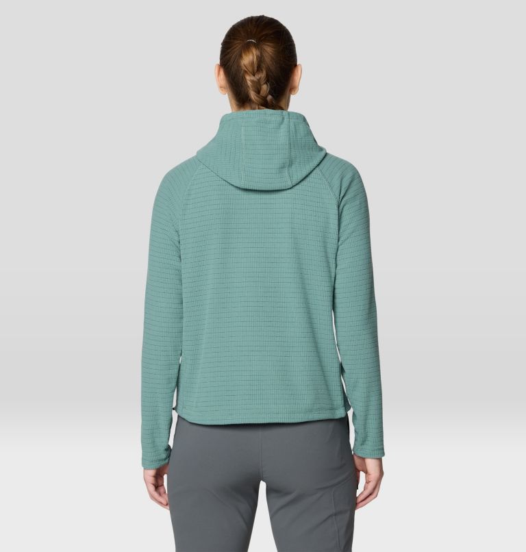 Women's Summit Grid Half Zip Hoody, Color: Blue Pine, image 2