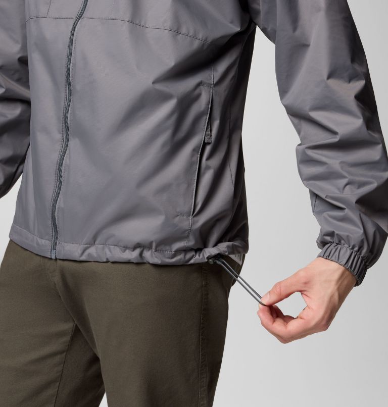 Men's Glenbrook Bend Rain Jacket, Color: City Grey, image 6