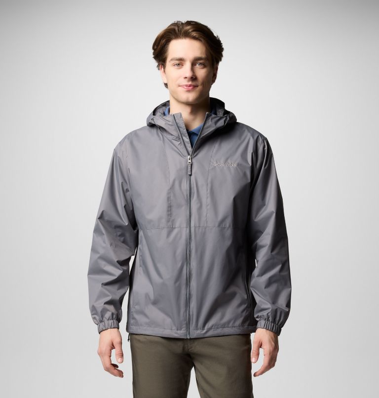 Men's Glenbrook Bend Rain Jacket, Color: City Grey, image 1