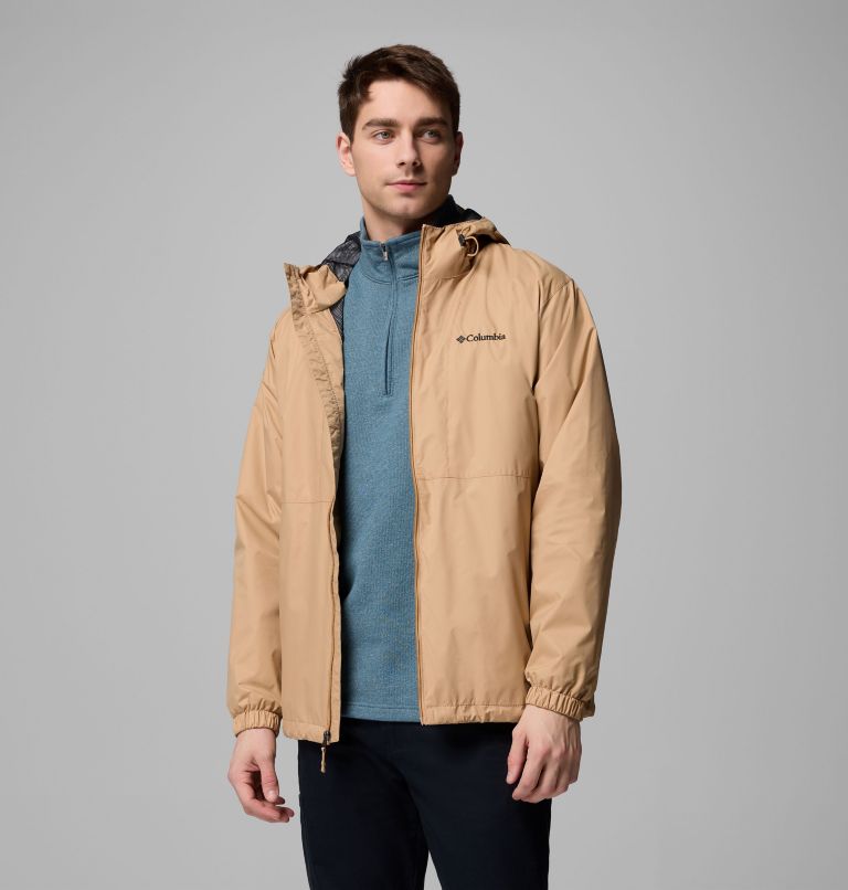 Men's Glenbrook Bend Rain Jacket, Color: Canoe, image 9