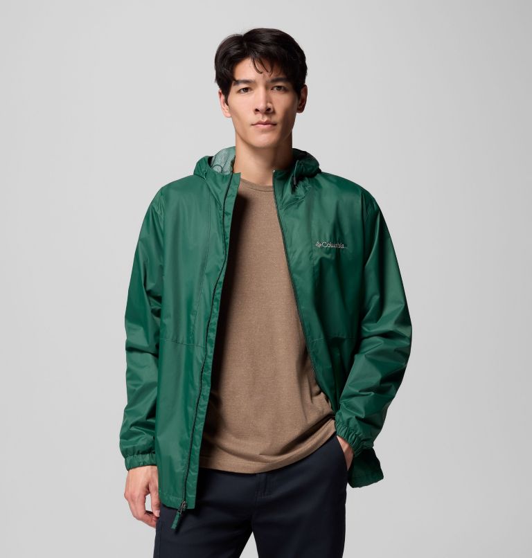 Men's Glenbrook Bend Rain Jacket, Color: Rain Forest, image 5