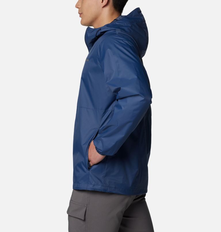 Men's Glenbrook Bend Rain Jacket, Color: Dark Mountain, image 3