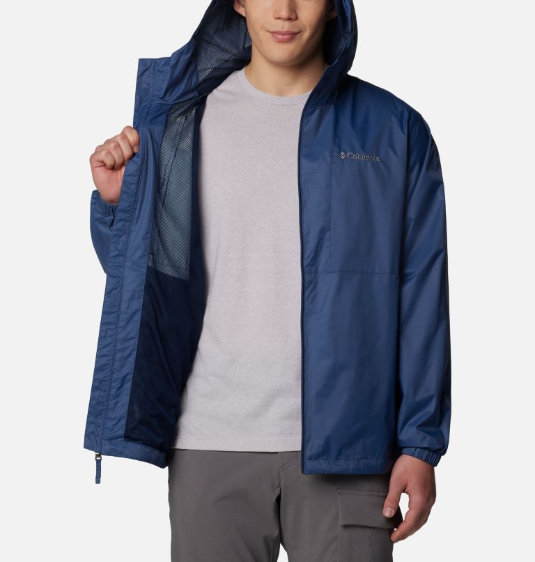 Men's Glenbrook Bend Rain Jacket, Color: Dark Mountain, image 5
