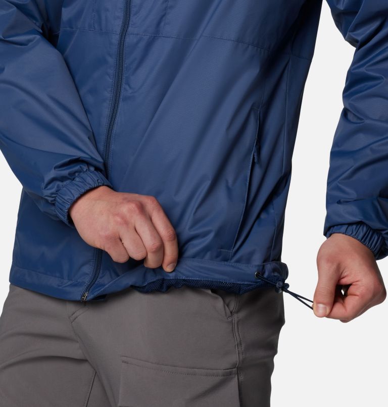 Men's Glenbrook Bend Rain Jacket, Color: Dark Mountain, image 6