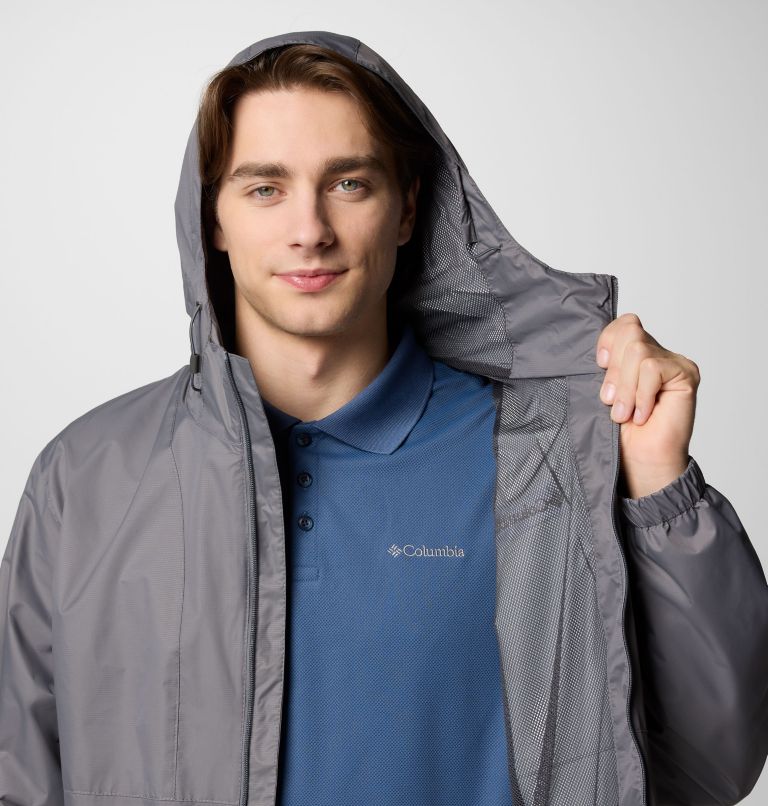 Glenbrook Bend Rain Jacket | 023 | XLT, Color: City Grey, image 5