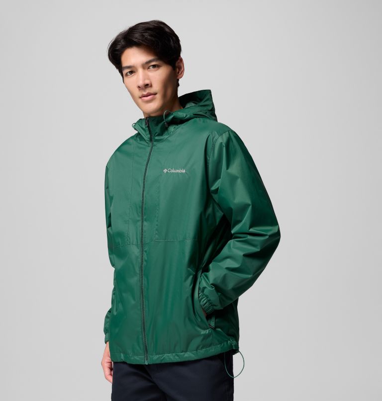 Men's Glenbrook Bend Rain Jacket - Tall, Color: Rain Forest, image 4