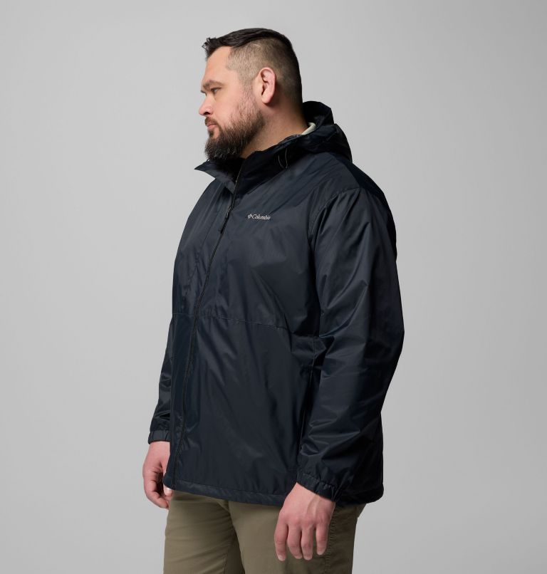 Men's Glenbrook Bend Rain Jacket - Big, Color: Black, image 4