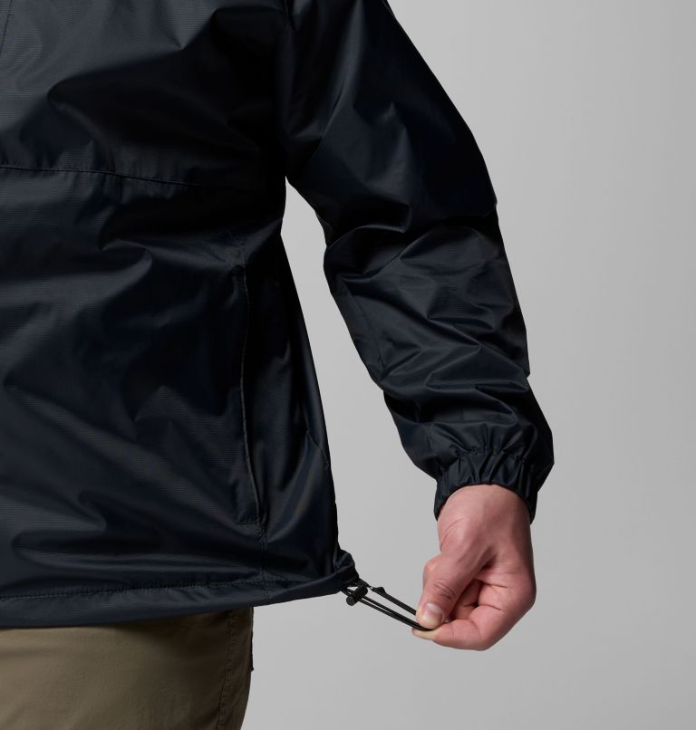 Men's Glenbrook Bend Rain Jacket - Big, Color: Black, image 8