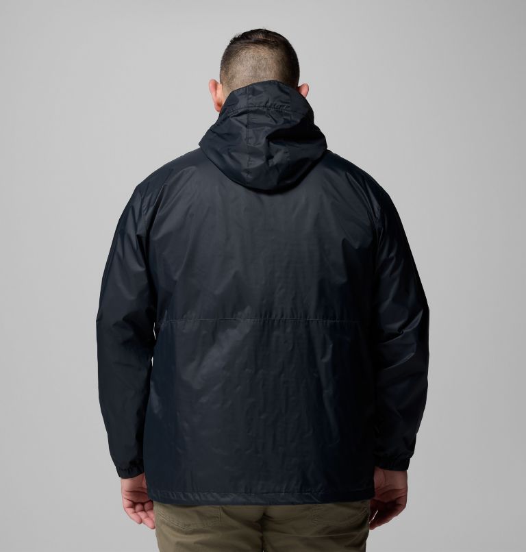 Men's Glenbrook Bend Rain Jacket - Big, Color: Black, image 3