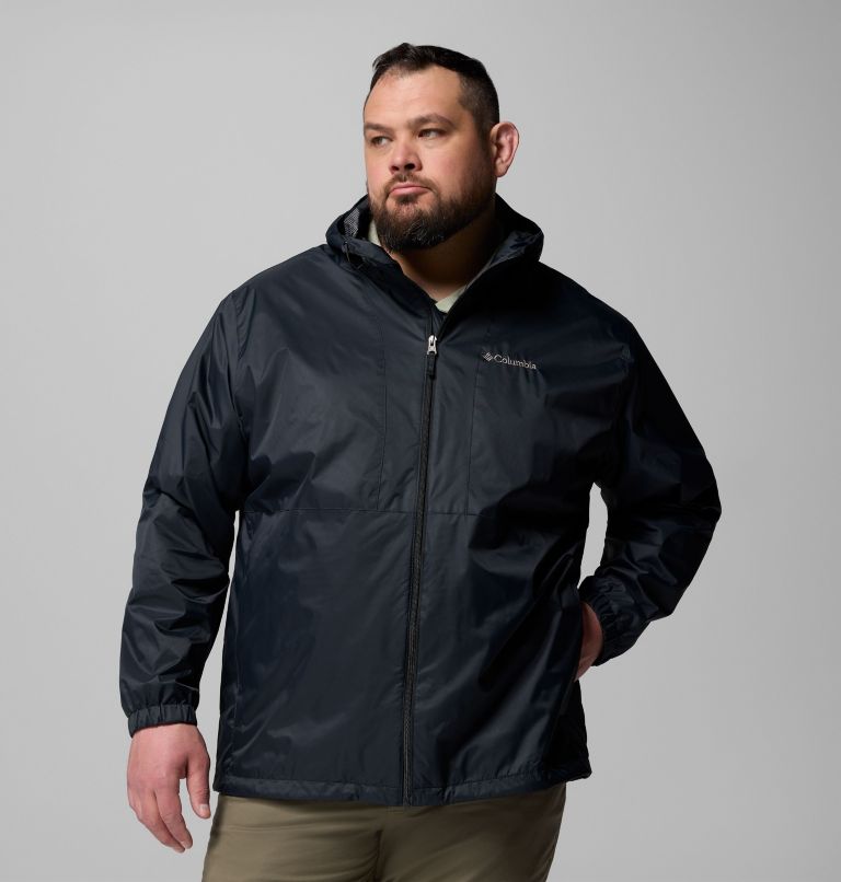 Men's Glenbrook Bend Rain Jacket - Big, Color: Black, image 1