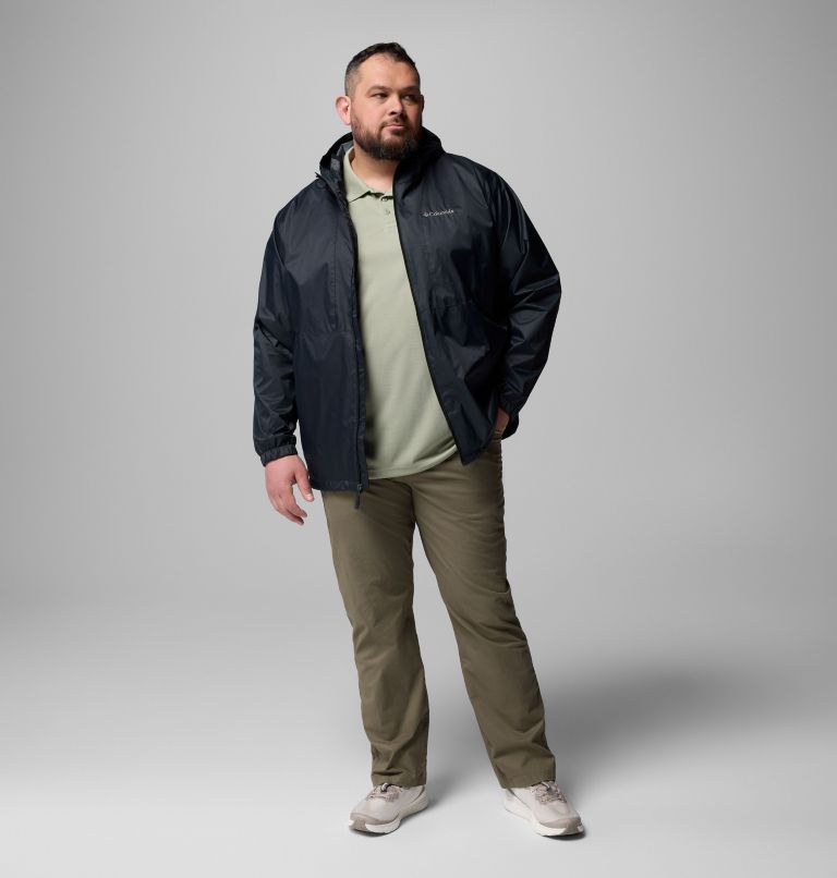 Men's Glenbrook Bend Rain Jacket - Big, Color: Black, image 2