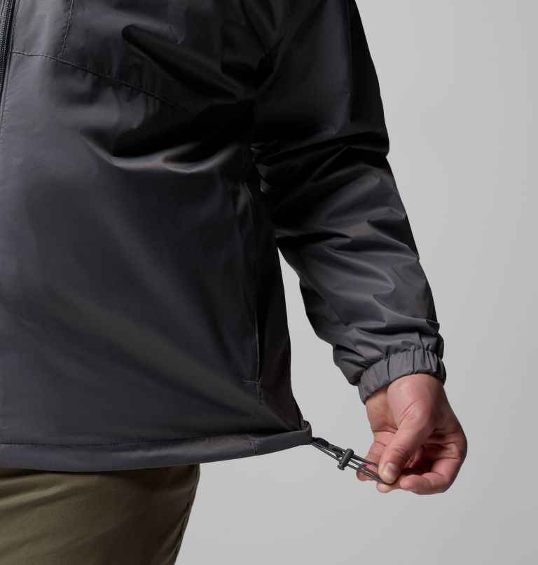 Men's Glenbrook Bend Rain Jacket - Big, Color: City Grey, image 8