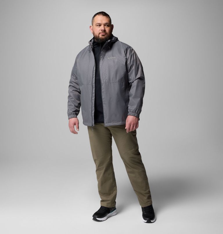 Men's Glenbrook Bend Rain Jacket - Big, Color: City Grey, image 2