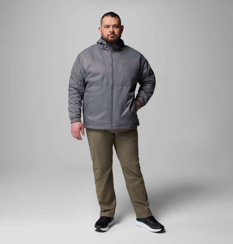 Men's Glenbrook Bend Rain Jacket - Big, Color: City Grey, image 10