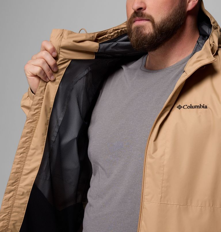 Men's Glenbrook Bend Rain Jacket - Big, Color: Canoe, image 6