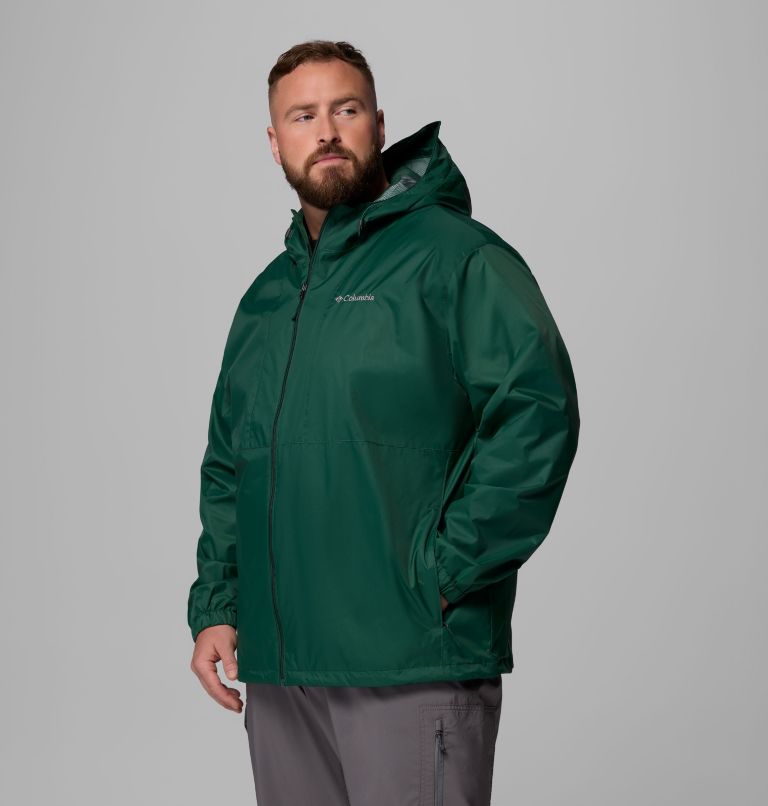 Men's Glenbrook Bend Rain Jacket - Big, Color: Rain Forest, image 4