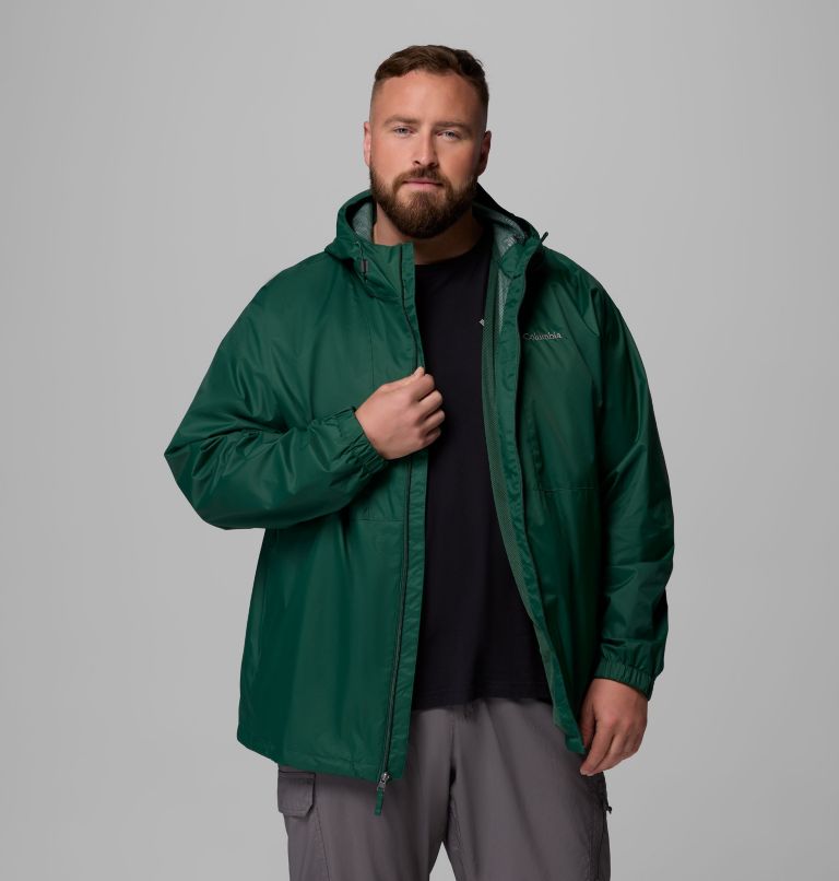 Men's Glenbrook Bend Rain Jacket - Big, Color: Rain Forest, image 5